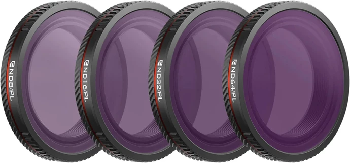 Set filtrash, Freewell, FW-OSN-BRG, ND/PL 8/16/32/64 për DJI Osmo Nano, 4 copë