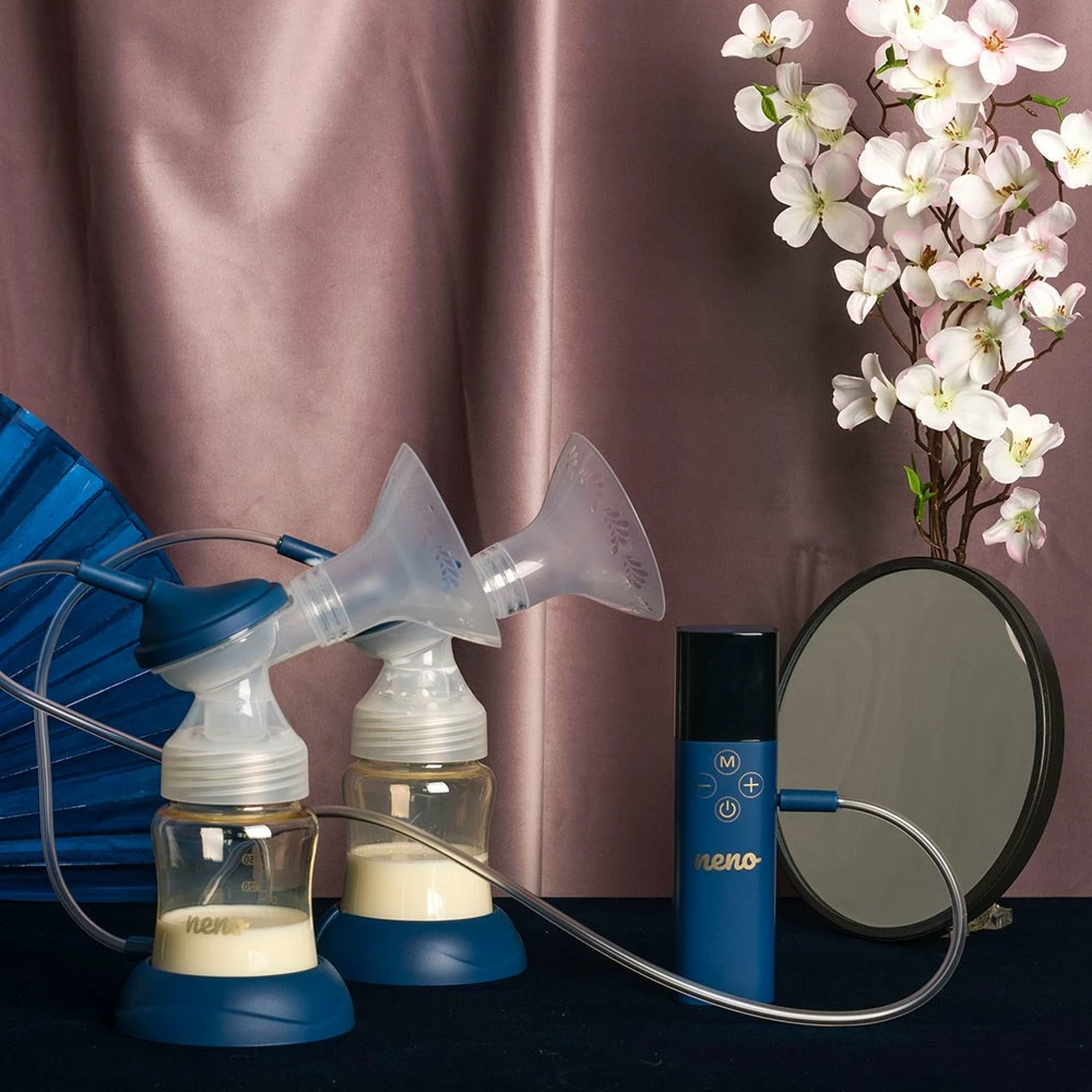 Pompë gjiri elektronike neno Camino, 180 ml, Blu