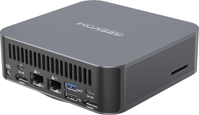 Mini kompjuter GEEKOM GT1 MEGA, Intel Core Ultra 9 185H, 16GB DDR5, SSD 1TB, Windows 11 Pro, gri