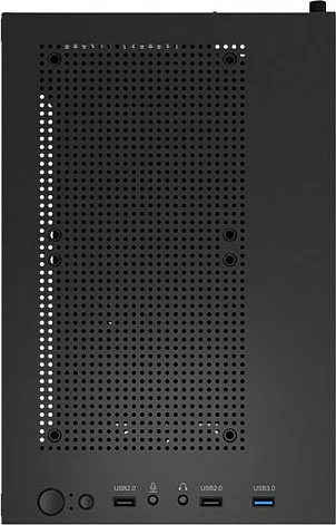 Kasë Aerocool CS-111-G-BK-v1 Mini Tower, micro ATX/Mini-ITX, Tempered Glass, e zezë