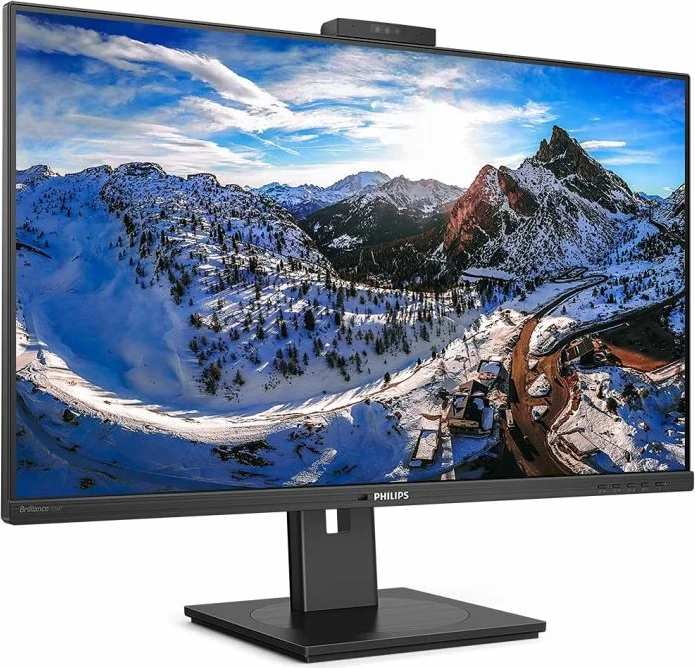 Monitor Philips 326P1H 31.5\" IPS QHD 75Hz USB-C PD 90W me kamerë