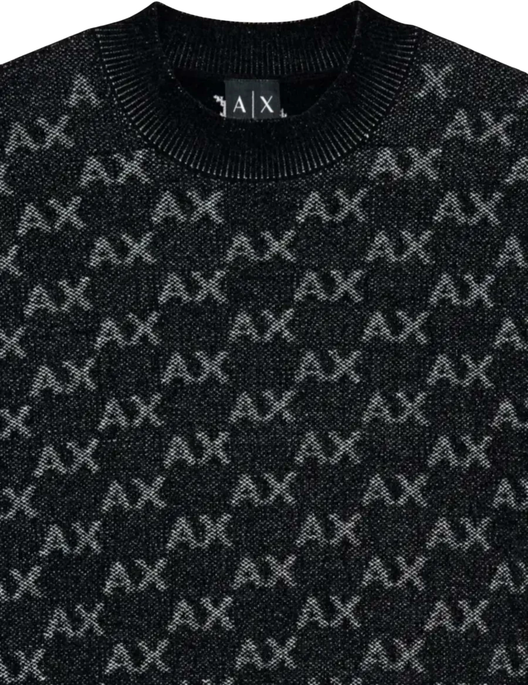 Xhemper për meshkuj Armani Exchange XM002992 AF16916, i zi [Madhësia: M]