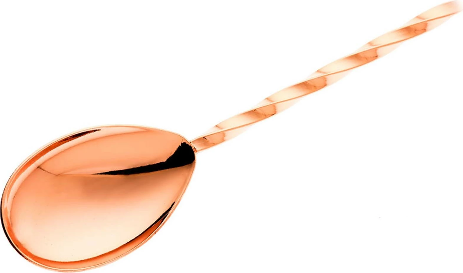 Lugë bar me muddler, Barfly, 300 mm, çelik inox 18/8, me veshje bakri, bakër