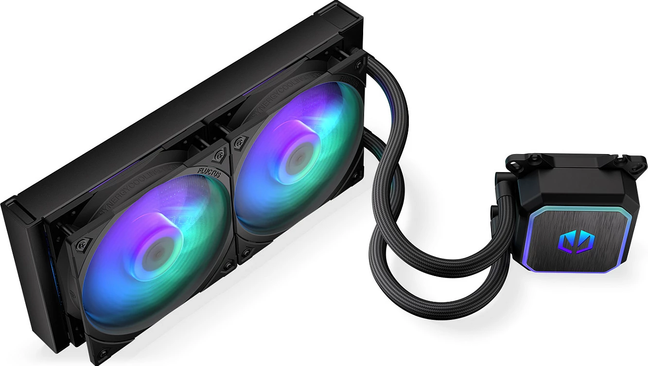 Ftohës uji AIO për CPU Endorfy Navis F240 ARGB, radiator 240mm, 2x120mm, i zi