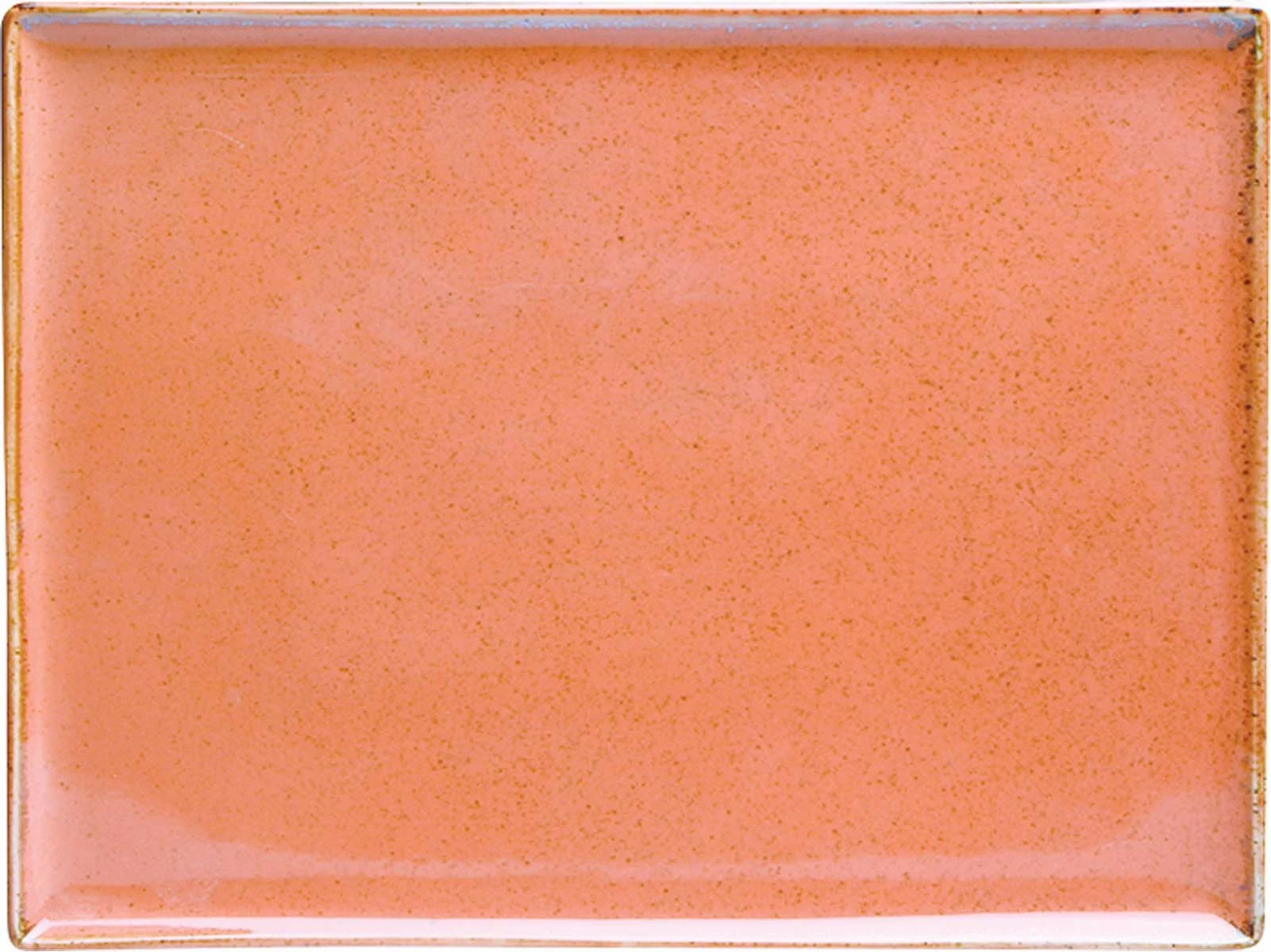 Tabaka drejtkëndore Porland Seasons Amber 350x260 mm, portokalli, set 6 copë
