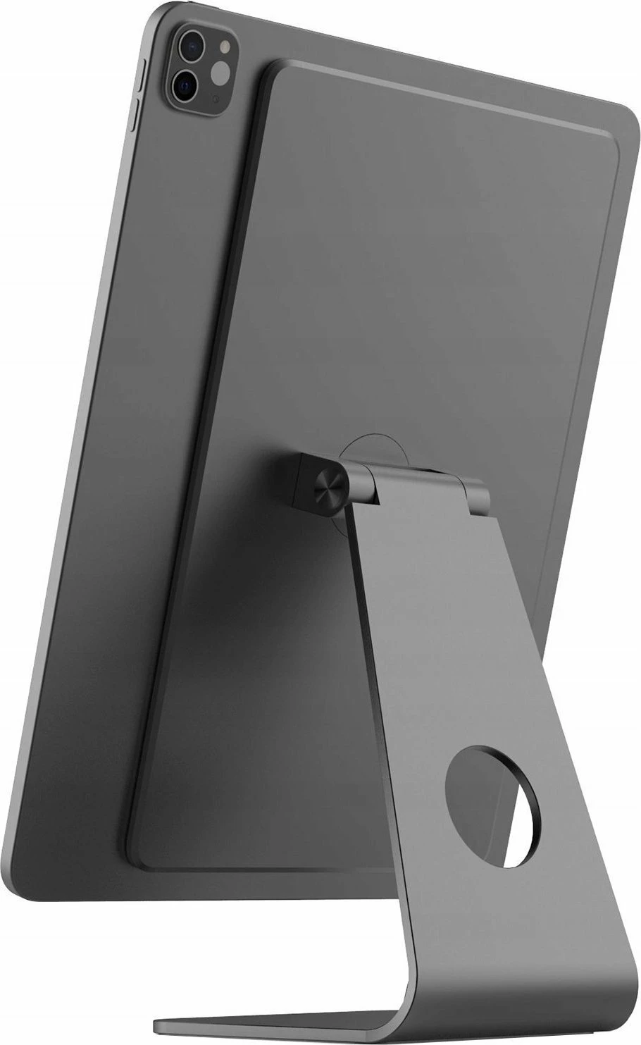 Mbajtës magnetik Fixed Frame për iPad Pro 12.9\", alumin, rregullim këndi, gri e errët