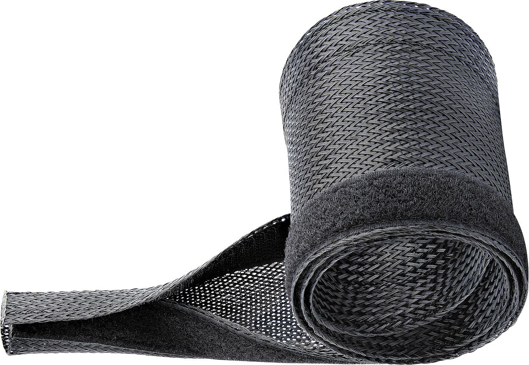 Mbështjellës për menaxhim kabllosh StarTech WKSTNCMFLX, 3m, Ø3cm, rrjetë najlon/poliester, i zi