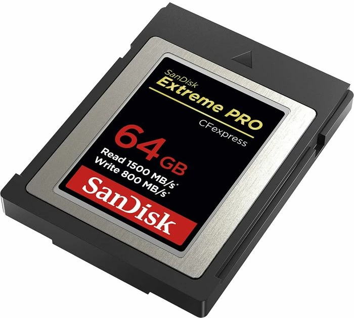 Kartelë memorie CFexpress Type B, SanDisk Extreme PRO SDCFE-064G-GN4NN, 64GB, 1500MB/s lexim, 800MB/s shkrim