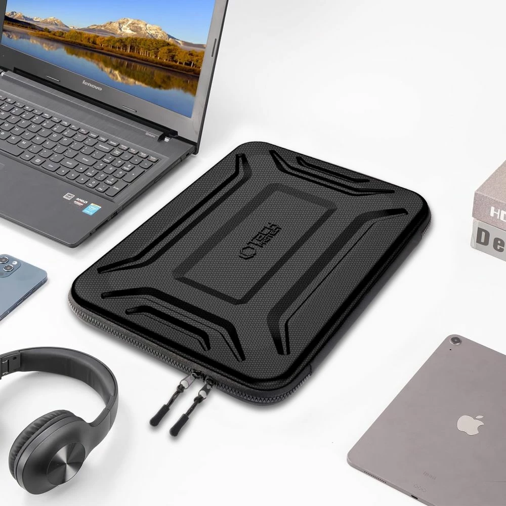 Kasë Tech-Protect Kevlar Pro për laptop 13-14", e zezë