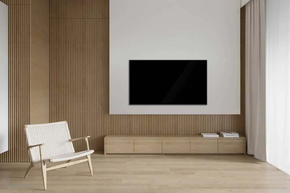 Mbajtës muri për TV Neomounts WL35S-850BL12, 24-65 inç, çelik, i zi, rregullim pjerrësie