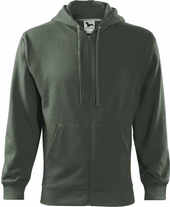 Duks me zip për meshkuj Malfini, Trendy Zipper M, ngjyrë e gjelbër [Madhësia: XXXL]