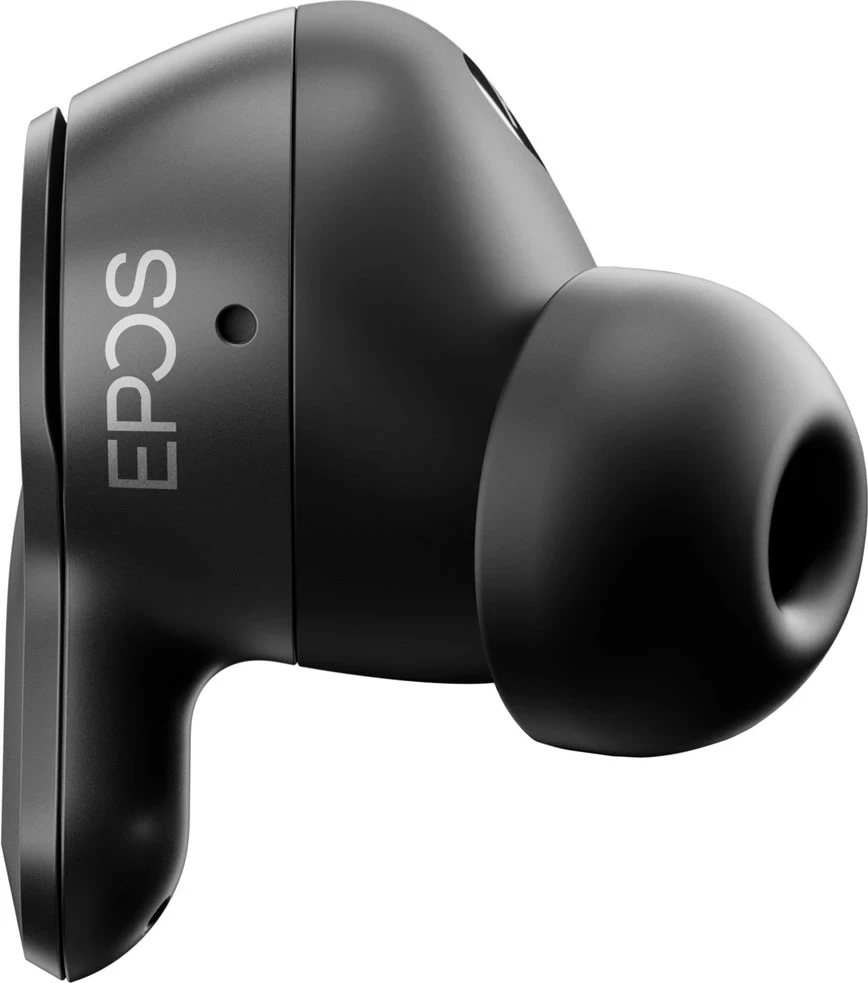 Kufje EPOS ADAPT E1TWS, True Wireless, Bluetooth 5.3, të zeza, me kuti karikimi