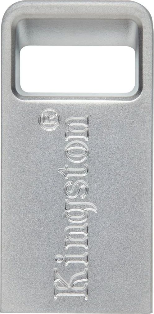 USB flash Kingston DataTraveler Micro 64GB, USB 3.2, Metal, Argjend