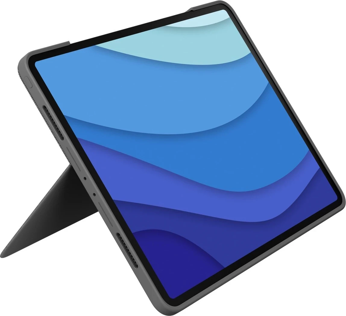 Mbështjellës për iPad Pro 12.9 Logitech Combo Touch, me tastierë dhe ngjyrë grafit