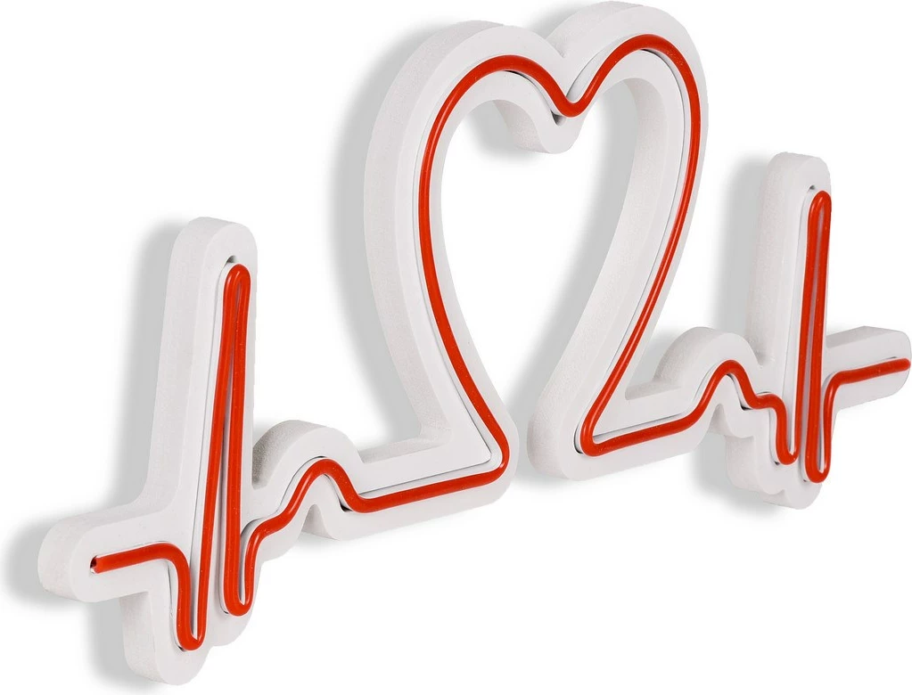 Dritë dekorative LED plastike, Love Rhythm, e kuqe