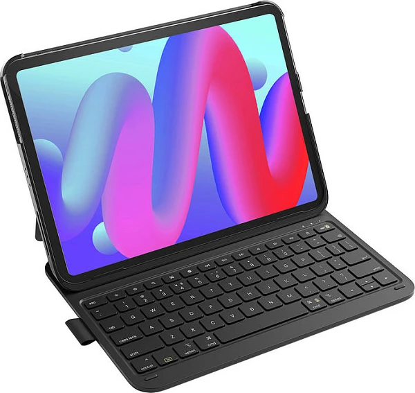 Tastierë Bluetooth inateck për iPad 11", QWERTZ, me touchpad, USB-C, e zezë