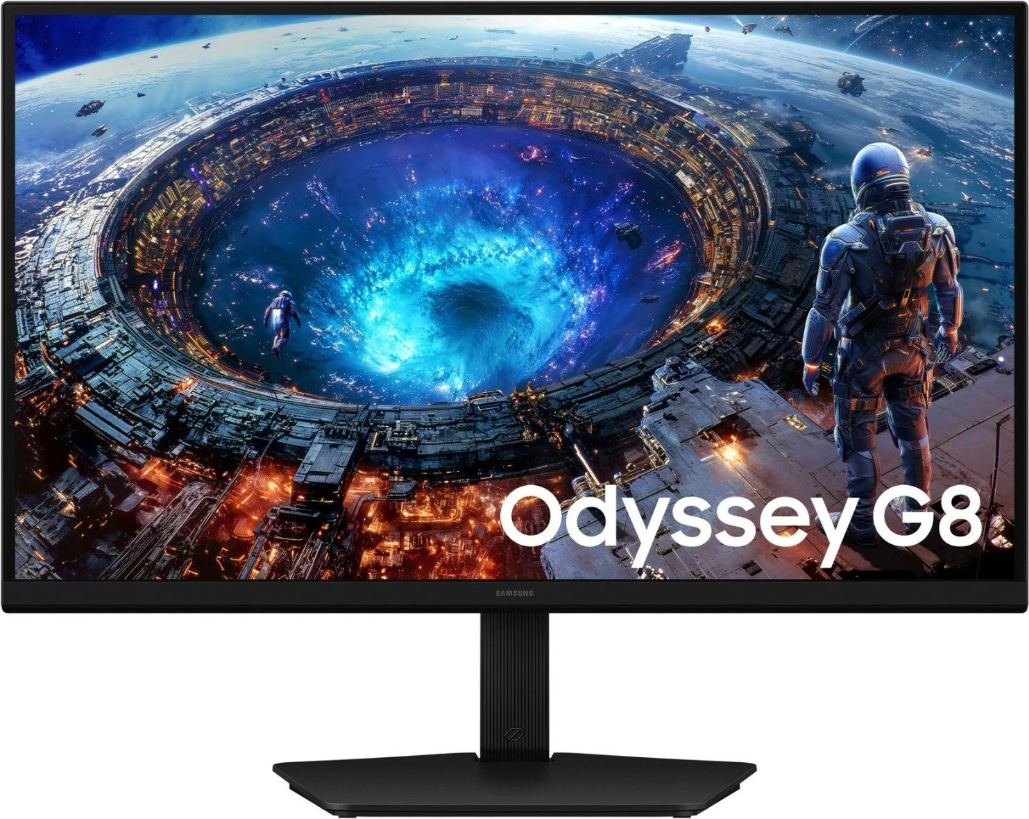 Monitor gaming Samsung Odyssey G8 LS27HG806EFXEN, 27", Fast IPS, Dual Mode 5K 180Hz / QHD 360Hz, HDR10, i zi