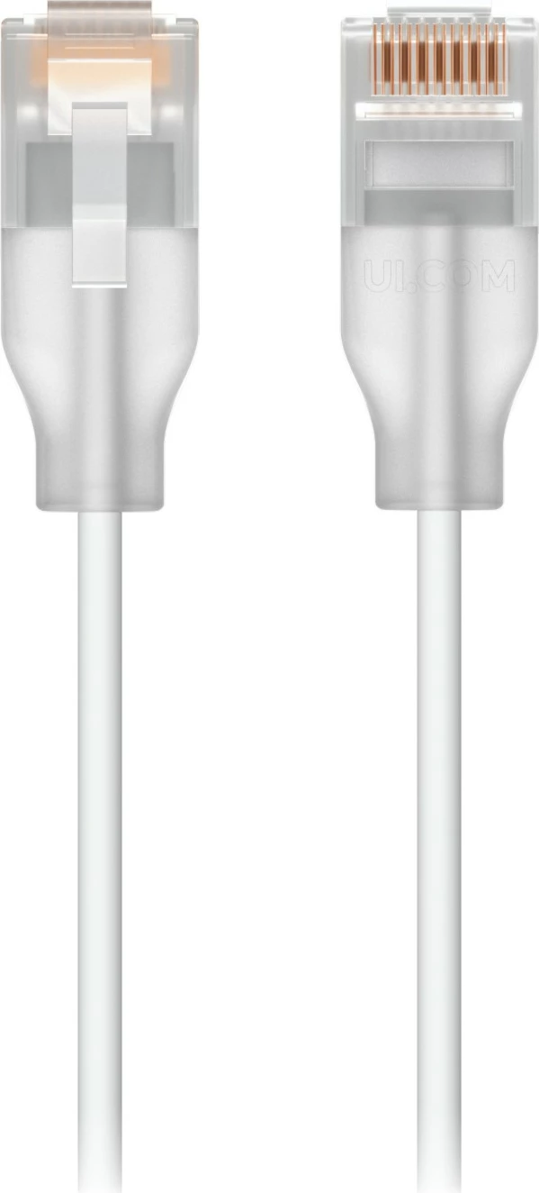 Kabëll Ubiquiti UACC-Cable-Patch-EL-0.15M-24, Cat6, 2.5 Gigabit Ethernet, i bardhë