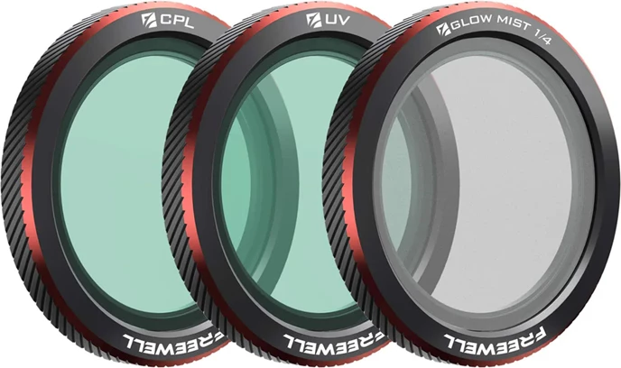Set filtra magnetik për dron, Freewell NEO 2 Everyday FW-NE2-ESS, UV + CPL + Glow Mist 1/4, për DJI Neo 2, 3 copë