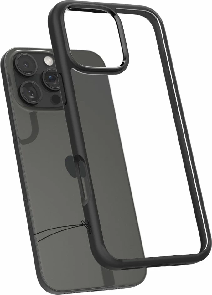 Mbështjellës Spigen Ultra Hybrid për iPhone 16 Pro, Matte Black