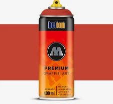Belton Premium Graffiti Art Spray Paint 400ml – Red 
