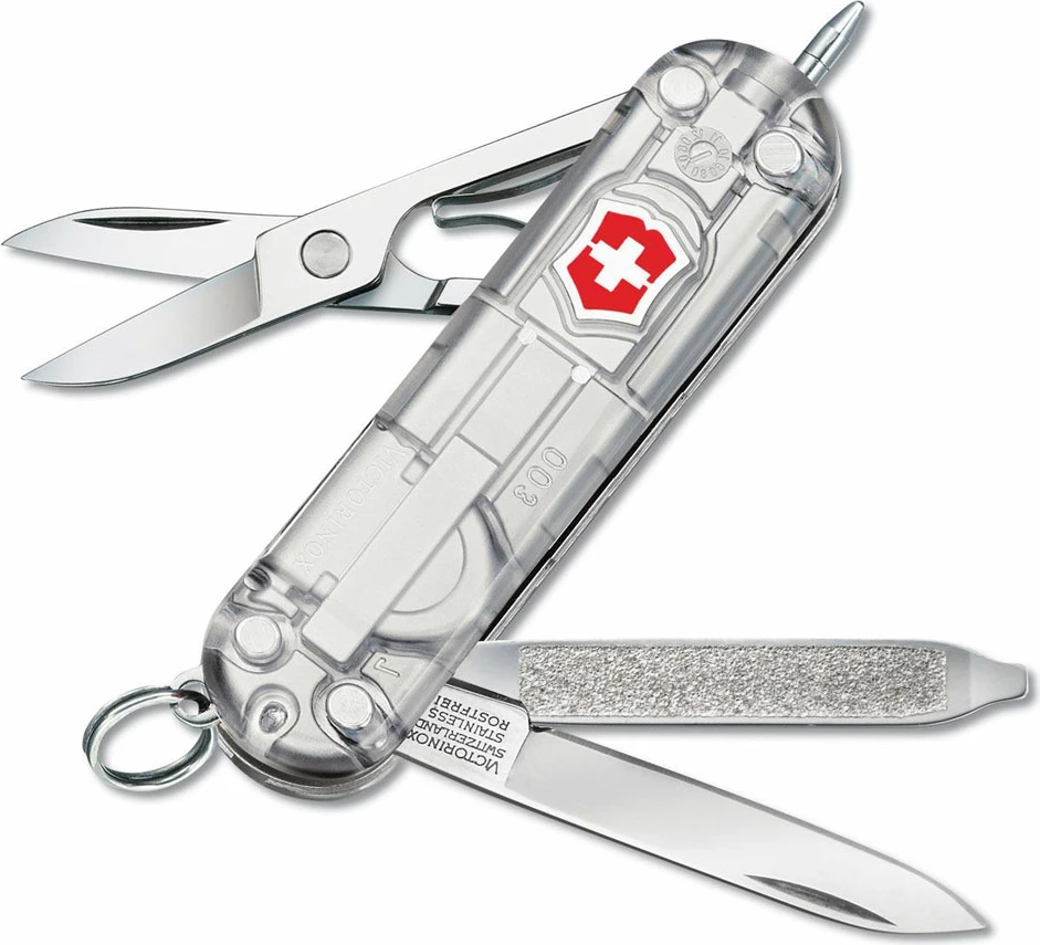 Signature Lite Victorinox (me dritë) SilverTech, e tejdukshme