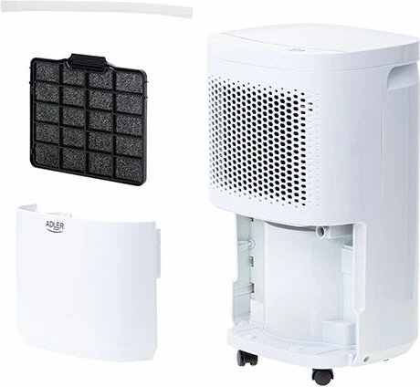 Dehumidifikues ajri ADLER AD7917 10 L/24h, rezervuar 2.2 L, kompresor, i bardhë