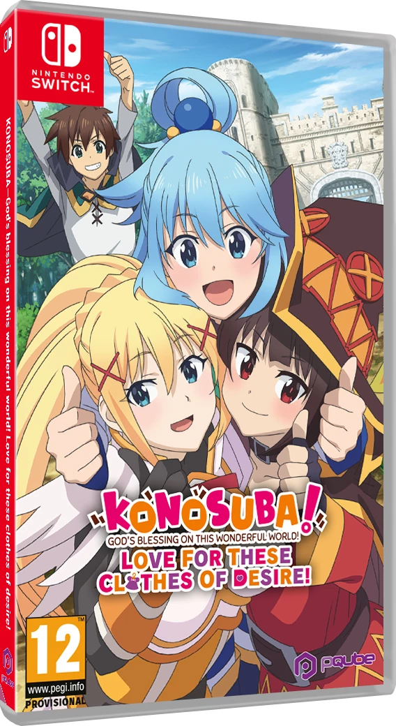 Lojë Nintendo Switch PQube Konosuba: Love For These Clothes Of Desire! (PEGI 12)