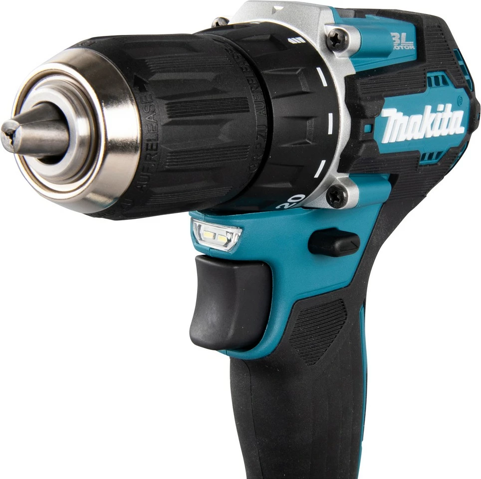 Kaçavidë elektrike Makita DDF487RFE3, 18V, 3 bateri, ngjyrë kaltër/zezë/çelik