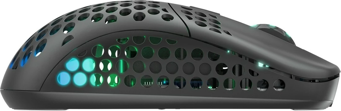 Maus Cherry XTRFY M42 RGB, Ambidextrous, Optical, RF Wireless + USB Type-C, 19000 DPI, Bardhë
