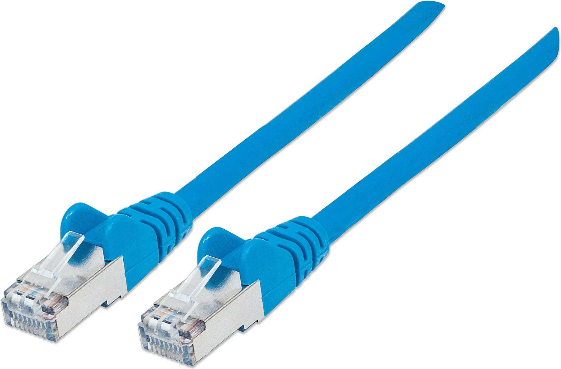 Kabllo rrjeti Intellinet Cat6a, 3m, S/FTP, RJ45, 10Gbps, blu