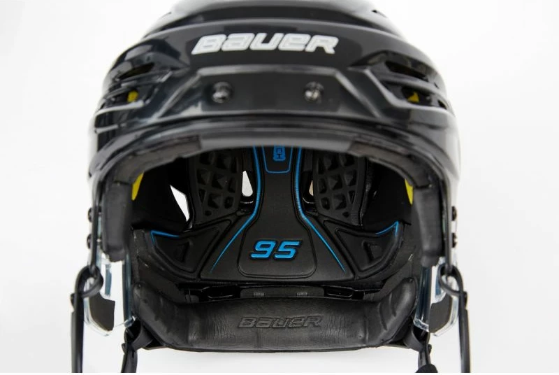 Helmetë hokeji për meshkuj Bauer, e zezë