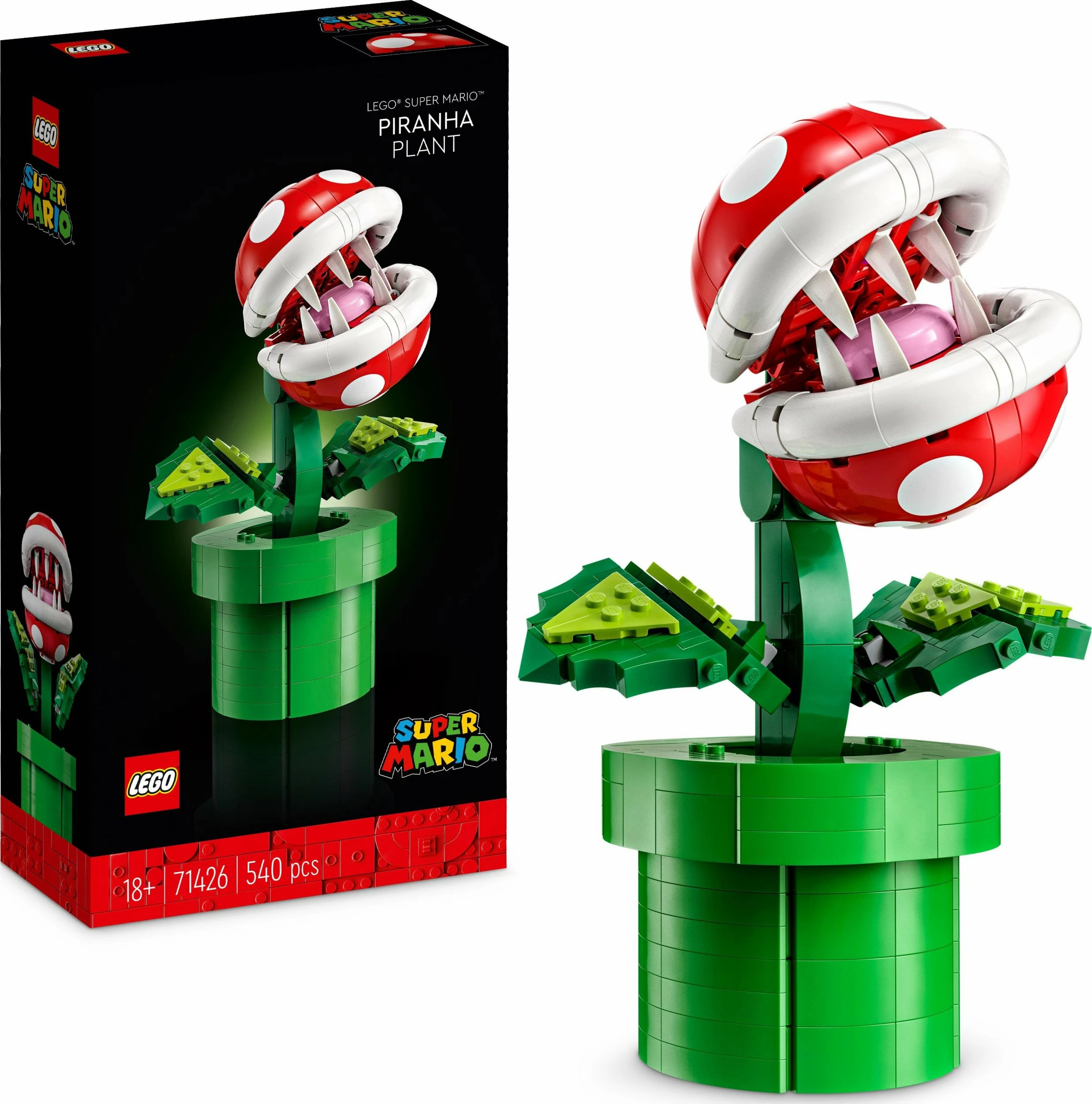Set ndërtimi LEGO Super Mario Piranha Plant 71426, 540 copë