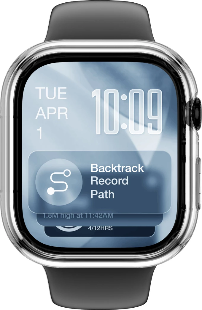 Mbështjellës për smartwatch, AmazingThing Minimal, për Apple Watch Series 11 46mm, transparent