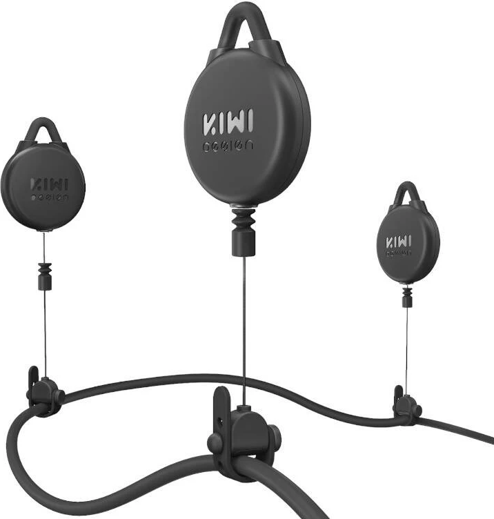 Sistem për kabllo VR KiwiDesign V2-6, 6 copë, për Meta Quest 2/3/PRO, zi