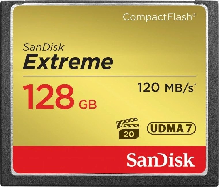Kartë kujtese SanDisk CF Extreme, 128GB