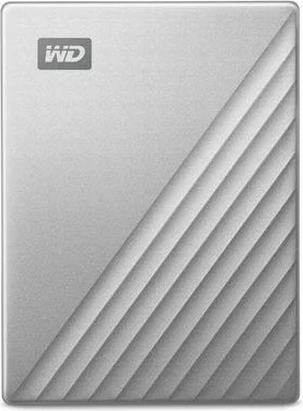 Hard disk Western Digital My Passport Ultra, 1 TB, USB Type-C, Ngjyrë zezë, argjendtë