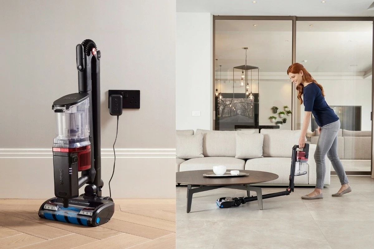 Fshesë pa kabllo Shark IZ300EUT, 25V, e zezë-kuqe