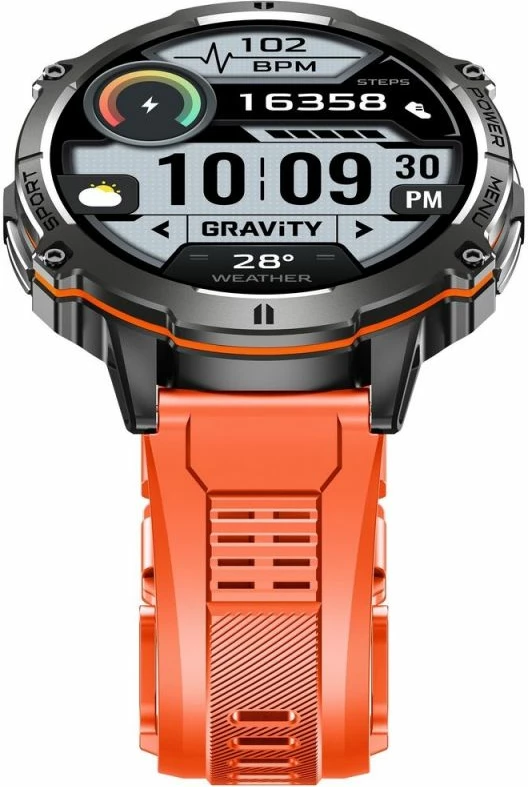 Smartwatch Gravity GT42-5, rrip i zi + byzylyk