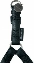 Parzmore qeni e rregullueshme Zolux Mac Leather, 25 mm, rreth gjoksi 45-75 cm, lëkurë, e zezë