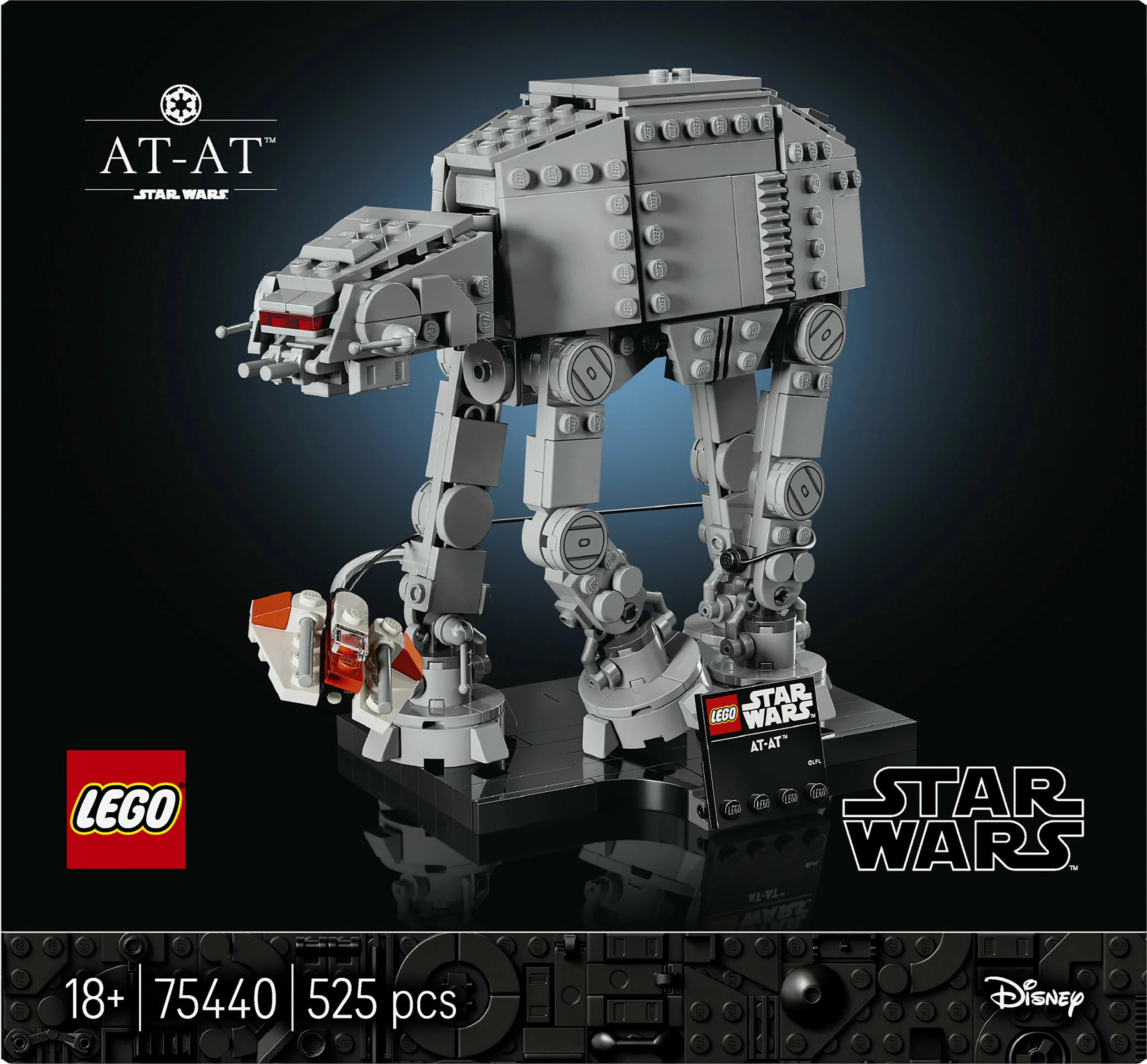 Set ndërtimi LEGO Star Wars AT-AT 75440, 525 copë, 18+, shumëngjyrësh