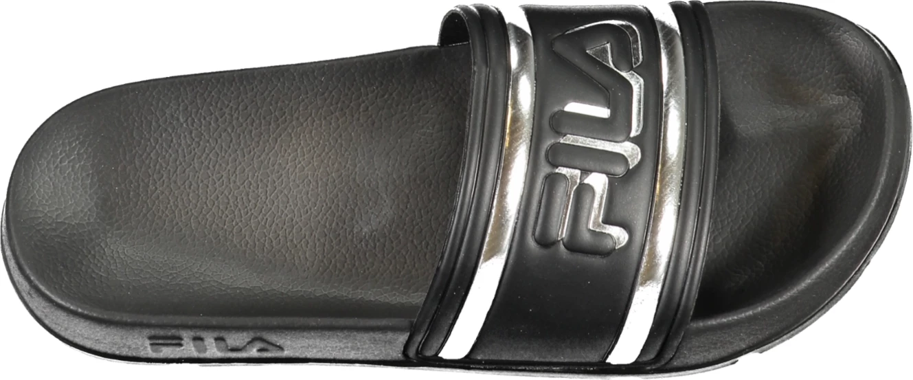 Papuqe FILA Morro Bay Logo Slipper femra, të zeza