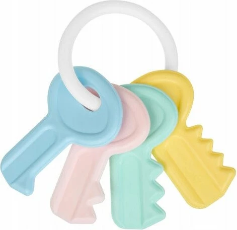 Zhurmues çelësash Akuku A0680 Bright, 0+ muaj, 1 copë, shumëngjyrëshe