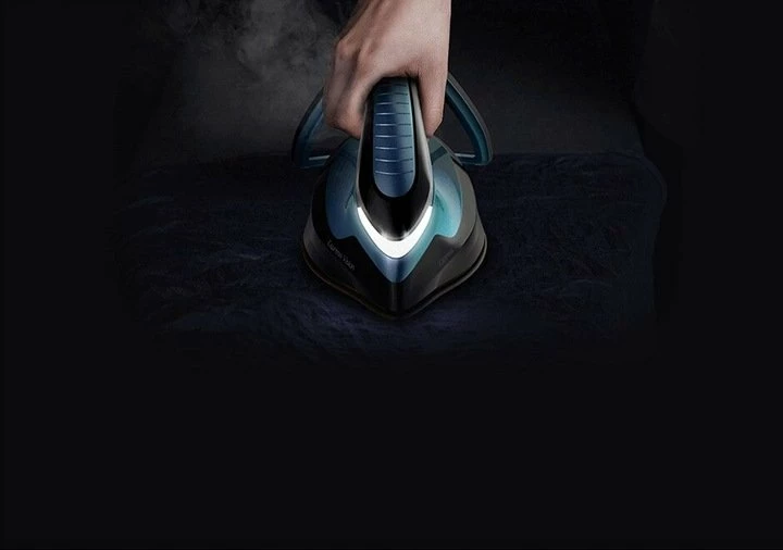 Hekur me gjenerator avulli Tefal Express Vision SV8151 2800W, 7 bar, 130 g/min, boost 500 g/min, rezervuar 1.8 L, zi/kaltër