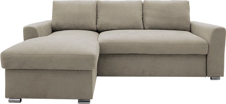 Divan-krevat qoshe Belle, ngjyrë bezhë, 236x164x88cm