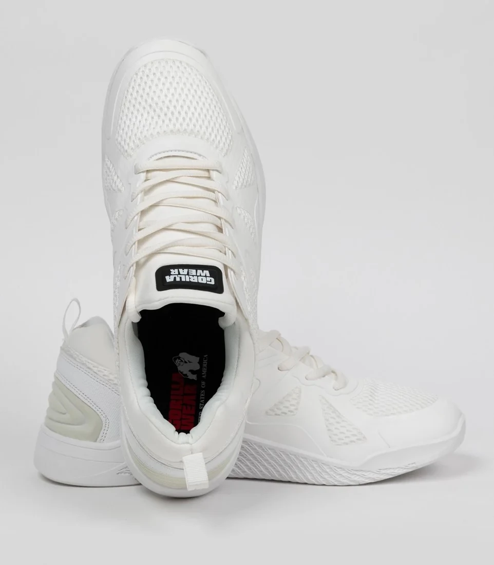 Gorilla Wear Gym Hybrids -White/White [Madhësia: 40]