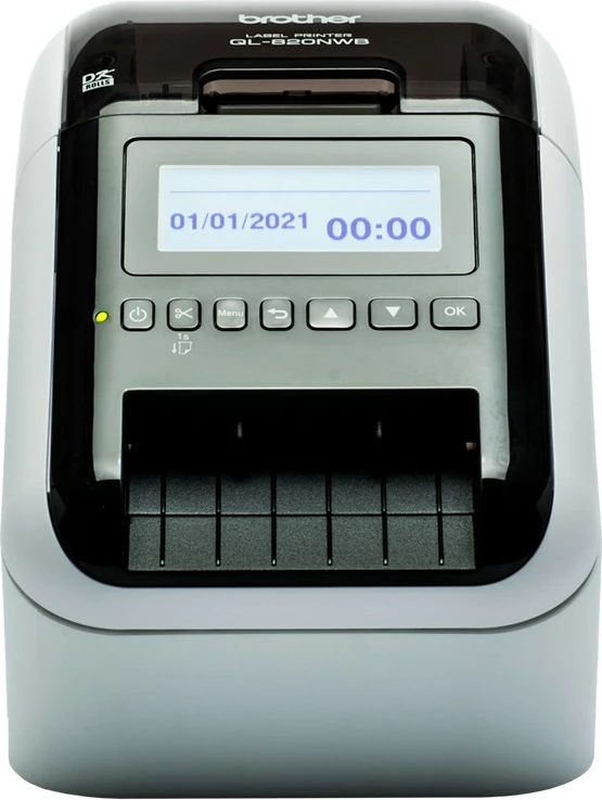 Printer etiketa Brother QL-820NWBVMXX1, Wi-Fi, Bluetooth, bateri e integrume