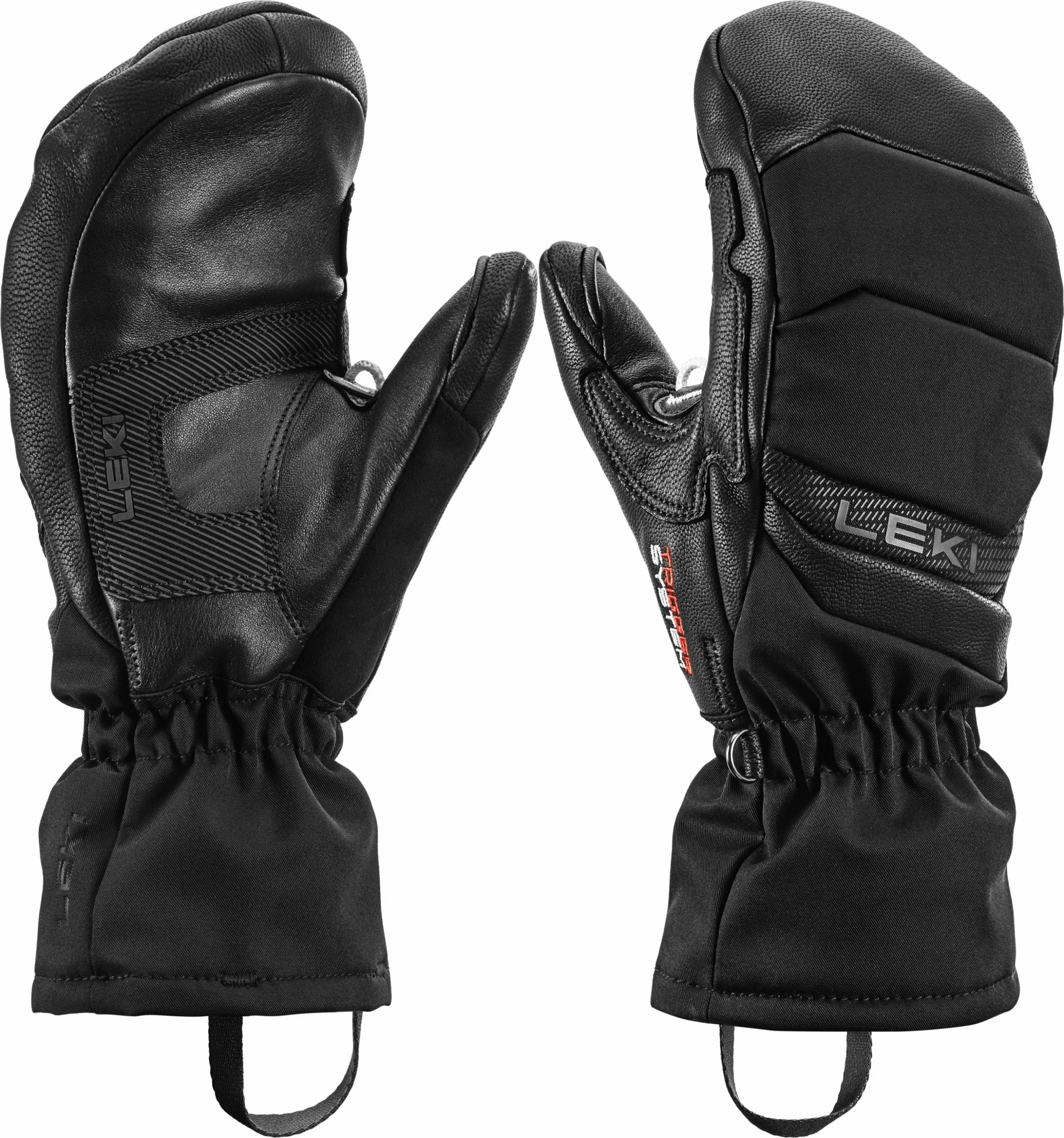 Dorëza ski mitene Leki Griffin Base 3D Women Mitt, madhësia 6.5, e zezë