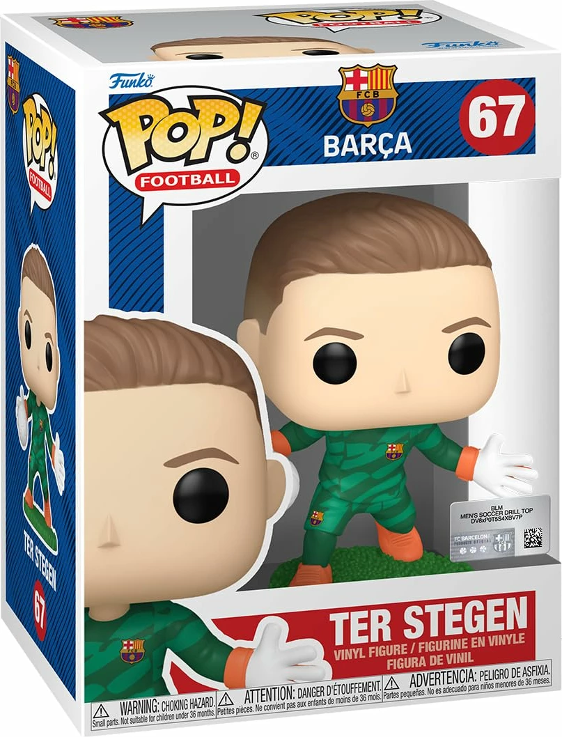 Figurinë koleksionuese Funko POP Football Ter Stegen (FC Barcelona), vinyl, jeshile
