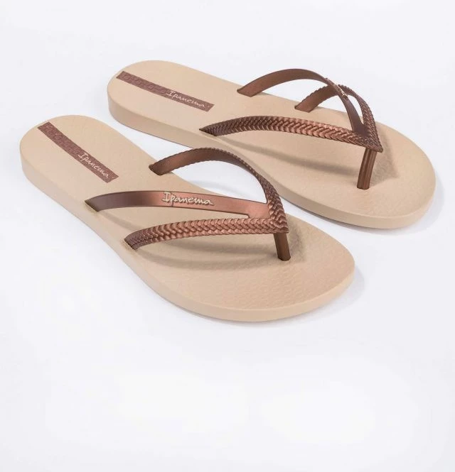 Flip-flopa për femra Ipanema, bezhë